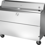 Thumbnail image #1 for Victory Refrigeration VMCFD58-1-S-HC School Milk Cooler, Forced Air, Dual Access, Stainless Steel, 58 in., 22.54 cu. ft.