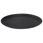 Thumbnail image #1 for Stanton Trading 27GRFG-BK 27" Oval Fiberglass Bar Tray, Black, Non-Skid Case of 6