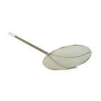 Thumbnail image #1 for Thunder Group SLSKR913 Round Wire Mesh Skimmer, 9-Inch Bowl, 22-Inch Length, Nickel-Plated Case of 48