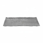 Thumbnail image #1 for G.E.T. GET SB-1560-MNS . . Small Rectangular Melamine Appetizer Dish/Plate, Faux Slate, 15-1/4" x 6-1/4" Case of 6