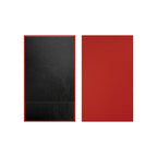 Thumbnail image #1 for Risch 1000H-HAR Single-Panel Faux-Leather Guest Check Presenter, Black, 5.25 x 9 in Case of 25