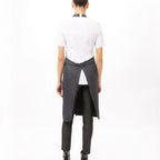 Thumbnail image #2 for Chef Works Brio ABN05-CHR-0 Bib Apron, 34"L x 33"W, Adjustable Neck Straps, Poly/Cotton, 2 Pockets, Black