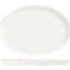 Thumbnail image #1 for Libbey Slenda 905356301 Oval Footed Porcelain Tray, 9 x 6-1/2 in