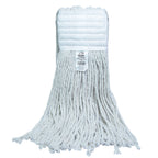 Thumbnail image #1 for ABCO Products CM-2124S Cotton Cut-End Mop Head, #24, 5" Wide Band, White 1 Dozen