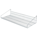 Thumbnail image #1 for 1880 Hospitality Focus Foodservice FWMGMS3619CH Grid-Mount Wire Wall Shelf, 35"W x 19"D, Chromate Finish Case of 4