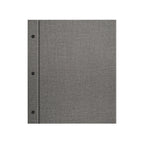 Thumbnail image #1 for Risch CMBFF-MILAN 8.5X11 Chicago Menu Board, 8.5 x 11 in, Simulated Woven Vinyl, Hardback, Black Interior Case of 25
