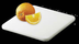 Thumbnail image #3 for San Jamar White Co-Polymer Bar Cutting Board, 6 x 9 x 1/2 Inch