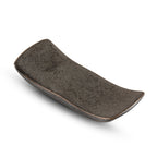 Thumbnail image #1 for Korin Inc Tessa Black CHR-152 Rectangular Chopstick Rest, Tessa Black, 2-3/4"L x 1"W x 1/2"H, Dishwasher and Microwave Safe
