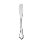 Thumbnail image #1 for 1880 Hospitality Chateau by Oneida® 2610KSBF 6-3/8" 18/8 Stainless Steel Fiddleback Butter Spreader, Scrolled Floral Pattern Pack of 1 Dozen