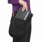 Thumbnail image #2 for Chef Revival CL2PSPOUCHBK Black Pouch Apron, 7-1/2" x 12" Long, 2 Pockets, Belt-Loop Design Case of 12