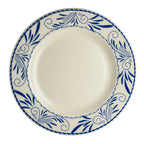 Thumbnail image #1 for Steelite International Homer, Blue Mex HL20841008 Round China Plate, 11-1/8" Diameter, Rolled Edge 1 Dozen