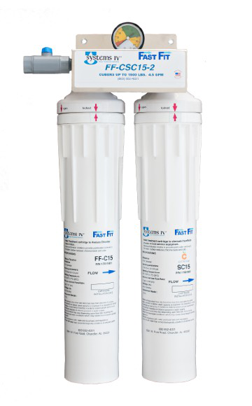 Product image #4 for ITV Ice Makers Fast-Fit 2-Unit Ice Maker Water Treatment System, 4 GPM, 1 Micron