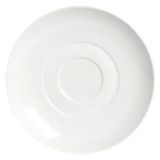 Thumbnail image #1 for Steelite International Rene Ozorio, Aura 6300P175 Porcelain Round Saucer, 6.25", Oven Safe to 465°F Case of 2 Dozen
