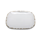 Thumbnail image #1 for G.E.T. Urban Mill™ SCS-4-UM 4" Square Irregular Cream Melamine Plate Case of 4 Dozen