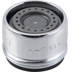Thumbnail image #1 for AllPoints Foodservice Parts & Supplies 1141017 Faucet Aerator, 7/16 in Diameter, 13/16-24 Female Thread, 0.5 GPM, Chrome-Plated Brass