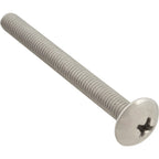 Thumbnail image #1 for AllPoints Foodservice Parts & Supplies 6221132 Truss Head Machine Screw, 10-32 x 2 in, Stainless Steel