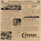 Thumbnail image #1 for G.E.T. Clipper Mill 4-TH1700 Food-Safe Hawaii Newsprint Paper Basket Liner, Brown, 12" x 12"
