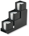 Thumbnail image #3 for AcryFab VL-3 Countertop Step-Design Lid Organizer Tower