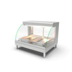 Thumbnail image #1 for Giles Enterprises GCW-2/1 Countertop Hot Food Display Case, Stainless Steel & Glass, 31.7"W, LED-Lit