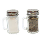 Thumbnail image #2 for TableCraft Products Cash & Carry C170-12 Mini Mason Salt & Pepper Shaker, 1.5 oz Glass Jar, Stainless Steel Top Case of 4