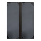 Thumbnail image #2 for Risch Tamarac TAM-2V 4.25X14 Padded Faux-Leather Double-Fold 2-View Menu Cover, 4-1/4" x 14" Case of 25