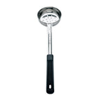 Thumbnail image #1 for Browne USA Foodservice 5757241 4 oz Perforated Stainless Steel Food Portioner with Black Plastic Handle, 10-4/5 in