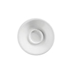 Thumbnail image #1 for G.E.T. Corona, Actualite PA1101810124 5-Inch Round Porcelain Espresso Saucer with Rolled Edge Case of 2 Dozen