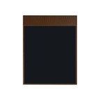 Thumbnail image #1 for Risch Chesterfield MMB-CH 8.5X11 Faux-Leather Hardback Magnetic Menu Board, Ostrich Texture, Horizontal, 8-1/2" x 11" Case of 25