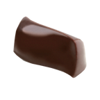 Thumbnail image #1 for JB Prince Pavoni K945 Clear Polycarbonate Chocolate Mold, Rigid, 21-Cavity 1-1/4" Italic Bonbons