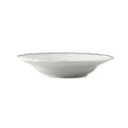 Thumbnail image #1 for Tuxton China Charleston SBD-090 9 oz Porcelain Rim Soup Bowl, 9" Round, Scalloped Edge Case of 2 Dozen