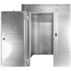 Thumbnail image #2 for Leer W400812096170CSP Indoor Floorless Walk-In Cooler Panels, 8' x 6' x 8'H, Self-Contained, 35°F