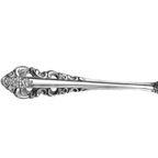 Thumbnail image #1 for Steelite International Walco, Classic Baroque WL6801 18/10 Stainless Steel Teaspoon, 6-3/8", Pierced Plumes Pack of 1 Dozen