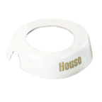 Thumbnail image #1 for TableCraft Products CB3 Fryer Batter Dispenser ID Collar, “House” Imprint, White Plastic, Fits 48 oz. Dispenser