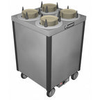 Thumbnail image #1 for Caddy CM-S-204-H Heated Enclosed Dish Dispenser, 4 Self-Leveling Adjustable Compartments, for 5-7/8"–7-1/4" Round Plates