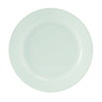 Thumbnail image #1 for Tuxton China Pacifica FPA-090 Porcelain Round Plate, 9", Embossed Rim Case of 2 Dozen
