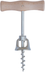 Thumbnail image #2 for 5-5/8-Inch Self-Pulling Twist & Pull Corkscrew with Wood Handle