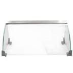 Thumbnail image #1 for Hakka Brothers EasyRose HB-ET-R2-9-C Acrylic Sneeze Guard for 9-Roller Hot Dog Grill, Single Door