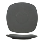 Thumbnail image #1 for International Tableware Quad QP-2-MG Porcelain Square Saucer, 5-3/4-Inch, Matte Grey Case of 3 Dozen