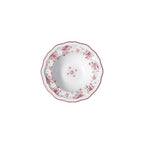 Thumbnail image #1 for Steelite International Folio, Porcelain 62559FP816 Round Porcelain Rim Fruit Dish, 5.5 x 1.75 in, Camille Maroon Case of 2 Dozen