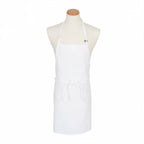 Thumbnail image #1 for Chef Revival NPBIAWH White Polyester Bib Apron, 26" x 31", No Pocket, Adjustable Neck Case of 24