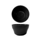 Thumbnail image #1 for International Tableware Cancun CA-4-B Ceramic Black Bouillon Bowl, 7-1/4 oz, 4" Diameter Case of 3 Dozen