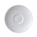 Thumbnail image #1 for Vertex China Crystal Bay CB-36 Porcelain Round Saucer, 4-7/8" Diameter, Embossed, Polished Foot Case of 3 Dozen