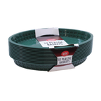 Thumbnail image #1 for TableCraft Products Texas C1086FG Oval Plastic Fast Food Basket, 12-3/4" x 9-1/2" x 1-1/2", Forest Green Case of 3