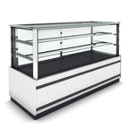 Thumbnail image #1 for GTI Designs AP Series AP-1500UC3 Refrigerated Bakery Display Case, 60.63"W, Straight Glass, Self-Contained, 2-Tier Glass Shelving