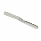 Thumbnail image #1 for Libertyware Gladiator OS6 Offset Icing Spatula, 6" Forged High-Carbon Stainless Steel Blade, White Plastic Handle Case of 60