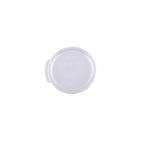 Thumbnail image #1 for CAC China FS1R-1CV-C Round Polycarbonate Food Storage Container Cover, Clear, for 1 qt Case of 12