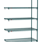 Thumbnail image #1 for Metro Super Erecta SA-1824K3-74-A5 Super Adjustable Super Erecta Wire Add-On Wire Shelving Unit, 24"W x 18"D x 74"H, 800 lb. capacity per shelf, 2000