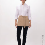 Thumbnail image #1 for Chef Works F9 -KHA-0 Waist Apron, 12"L x 23"W, 3 Pockets, 65/35 Poly/Cotton, Khaki