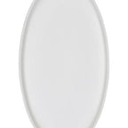 Thumbnail image #1 for Mikasa Hospitality (Lifetime Brands, Inc.) ID Fine 5320446 Oval White Fine China Platter, 12.6 x 6.8 x 0.75 in Case of 6