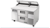 Thumbnail image #9 for True 60-Inch Pizza Prep Table with 1 Door, 2 Drawers and Alternate Top